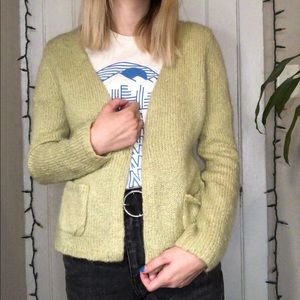 SOLD Vintage Green Cardigan